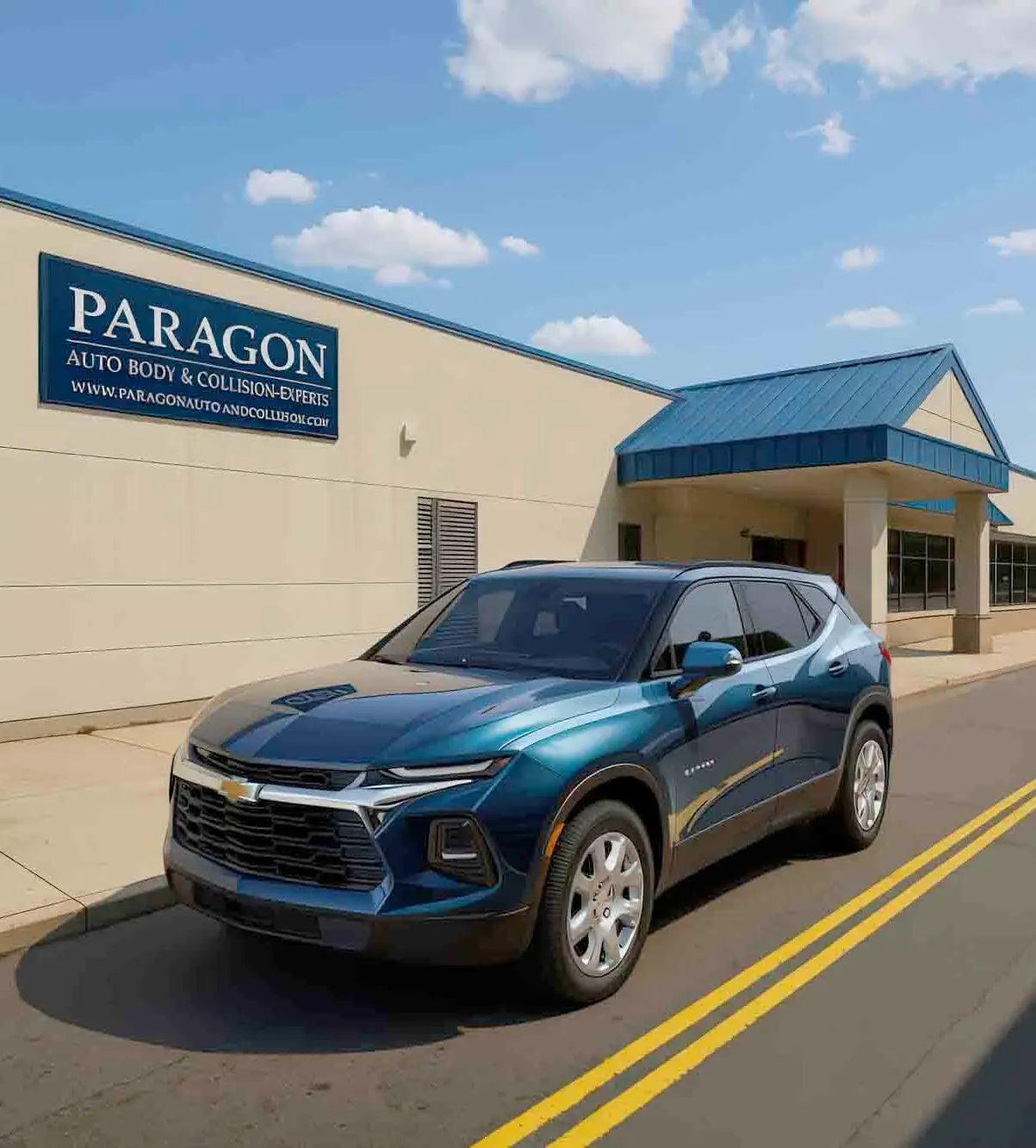 chevrolet certified collision center building chevrolet certified collision center building