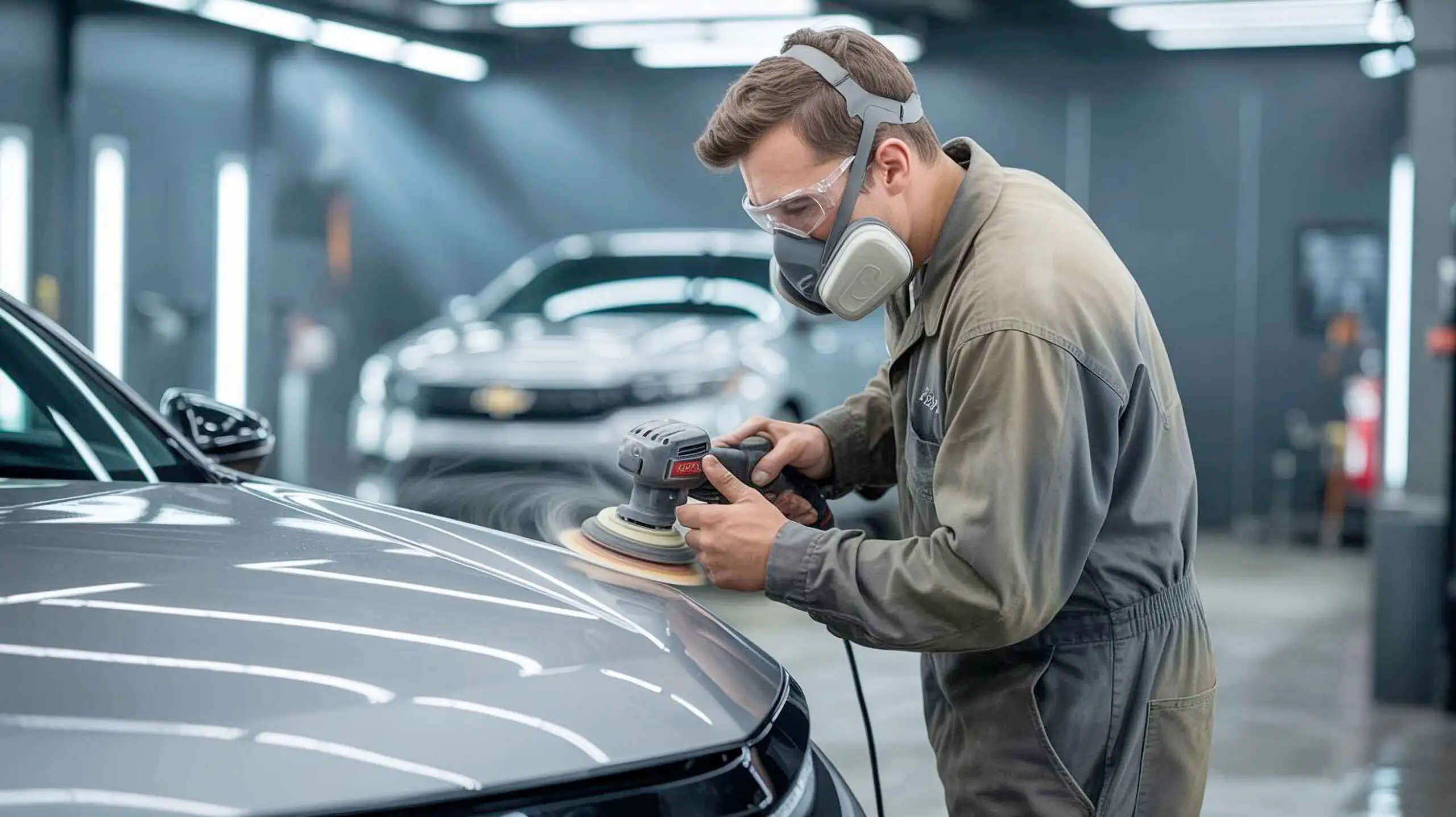 collision repair services tech sanding collision repair services tech sanding