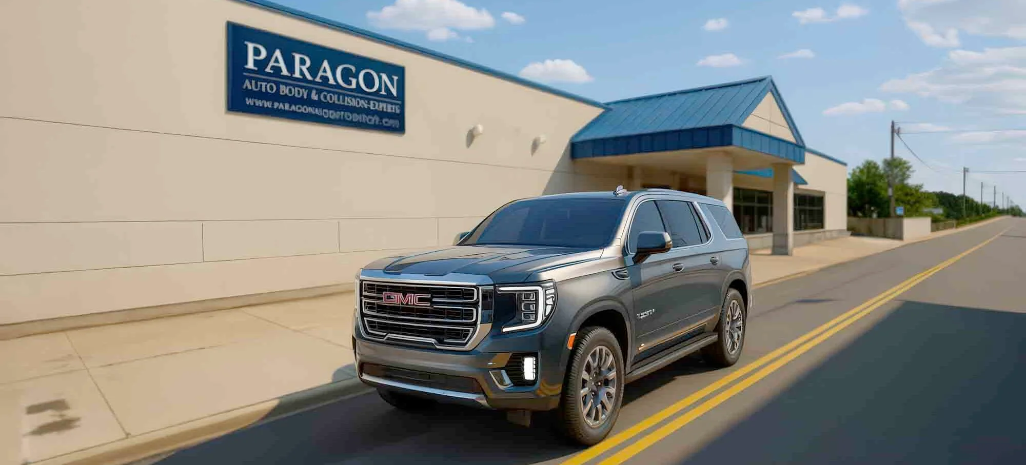 gmc certified collision center building gmc certified collision center building