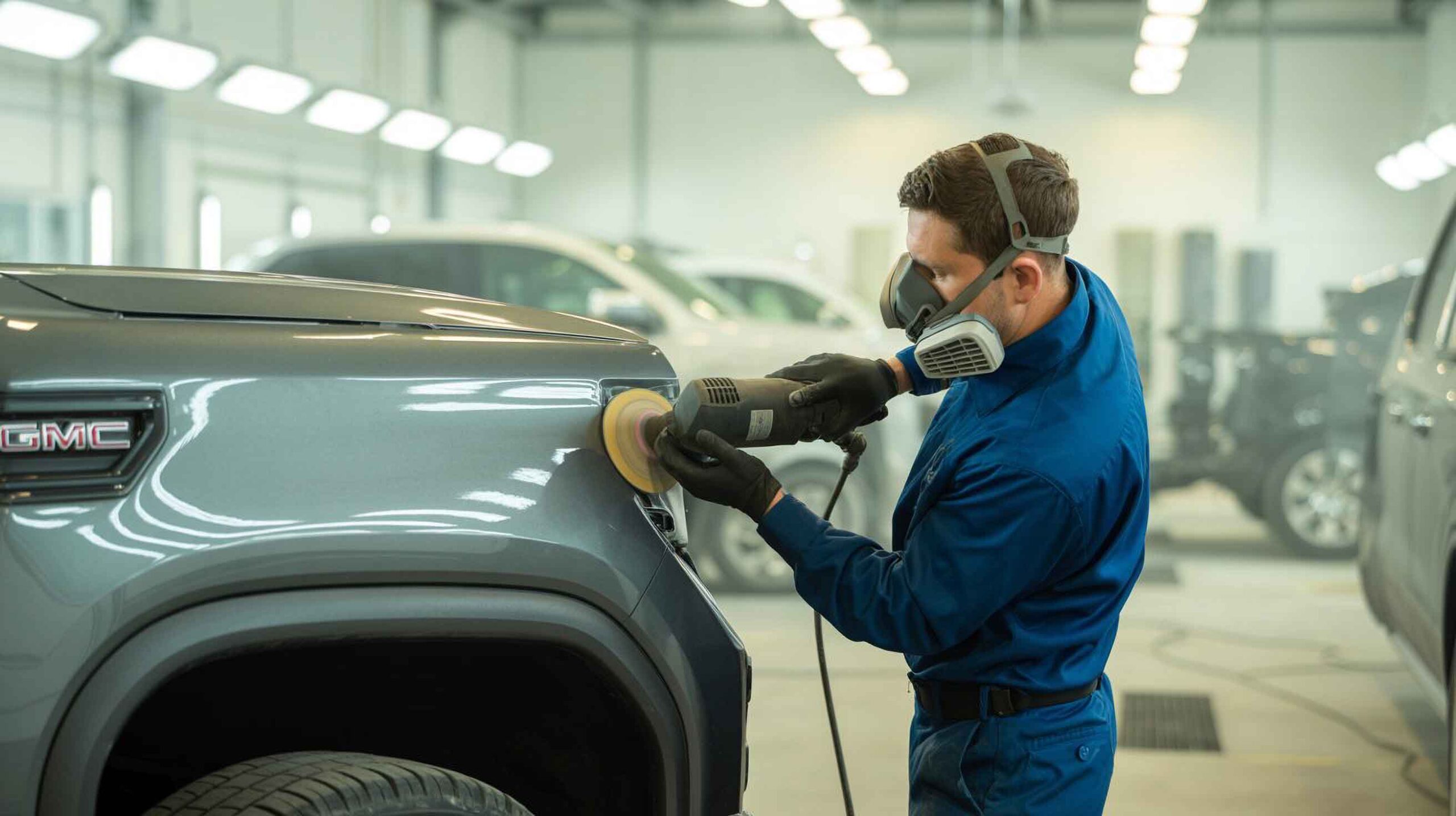 gmc certified collision center sanding gmc certified collision center sanding